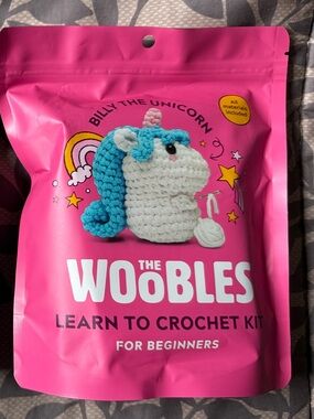 The Woobles Crochet Kit - Billy the Unicorn